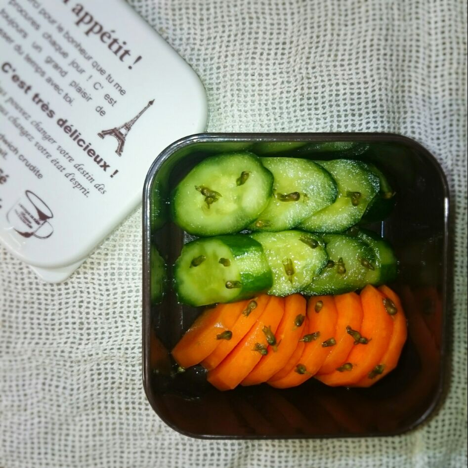 しその実の塩漬けで浅漬け Jun X Snapdish スナップディッシュ Id 1xl8fa