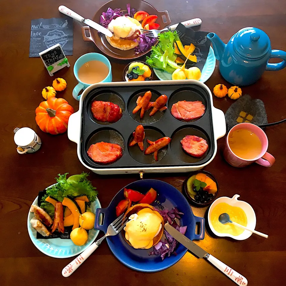 朝ご飯🥞

エッグベネディクト🥚|mamaさん