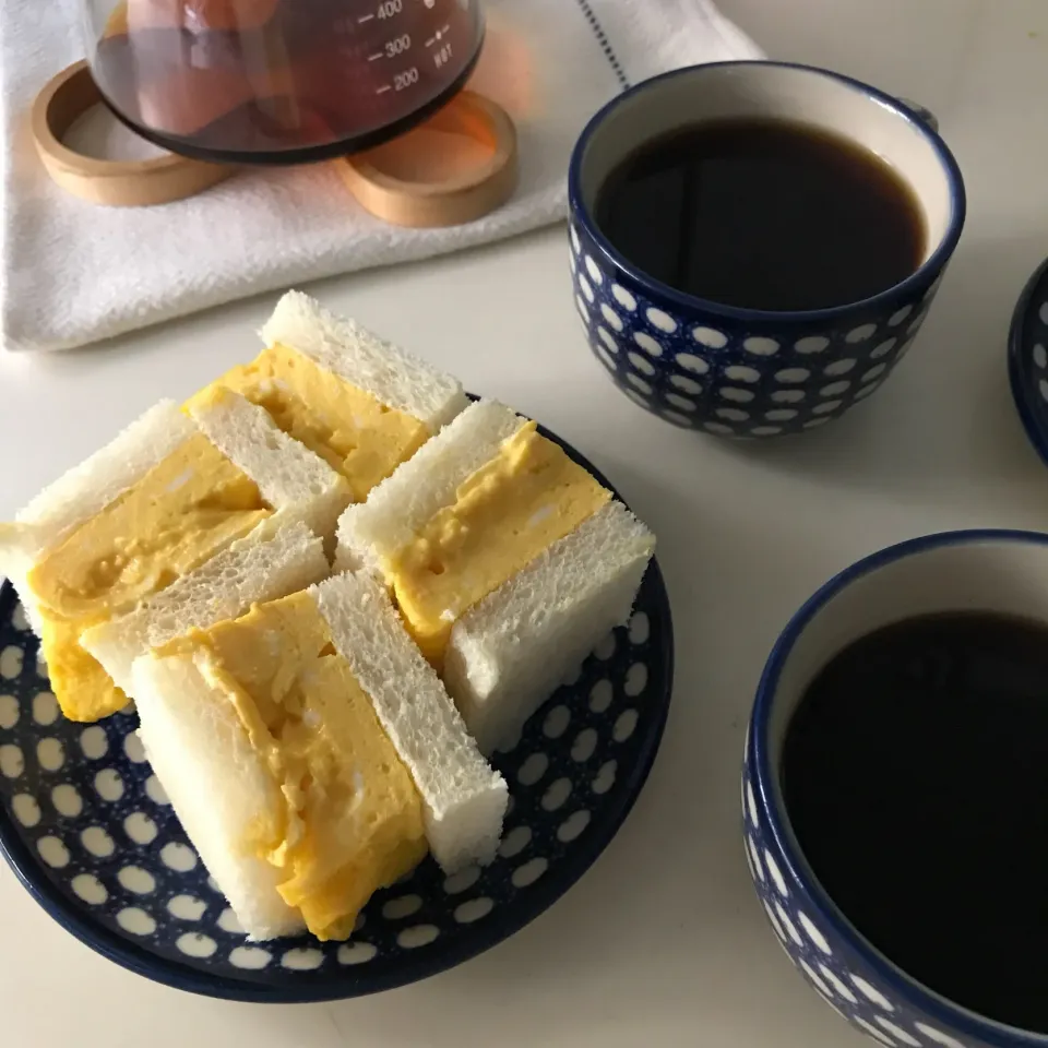 Snapdishの料理写真:卵サンド☕️|kayoさん