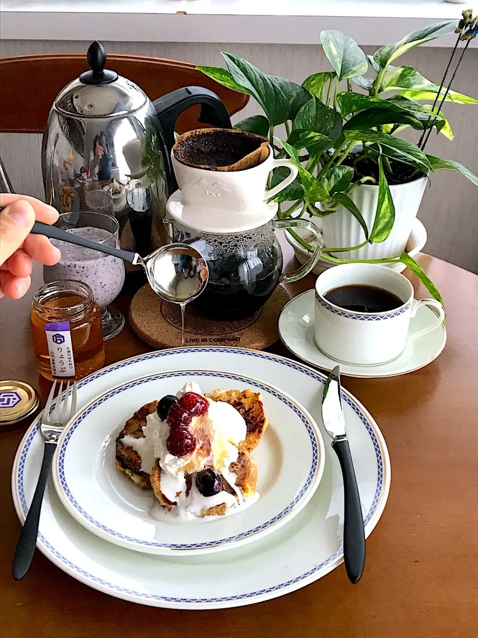 大好きなコーヒーでブランチ☕️|Miki (^_−)−☆さん