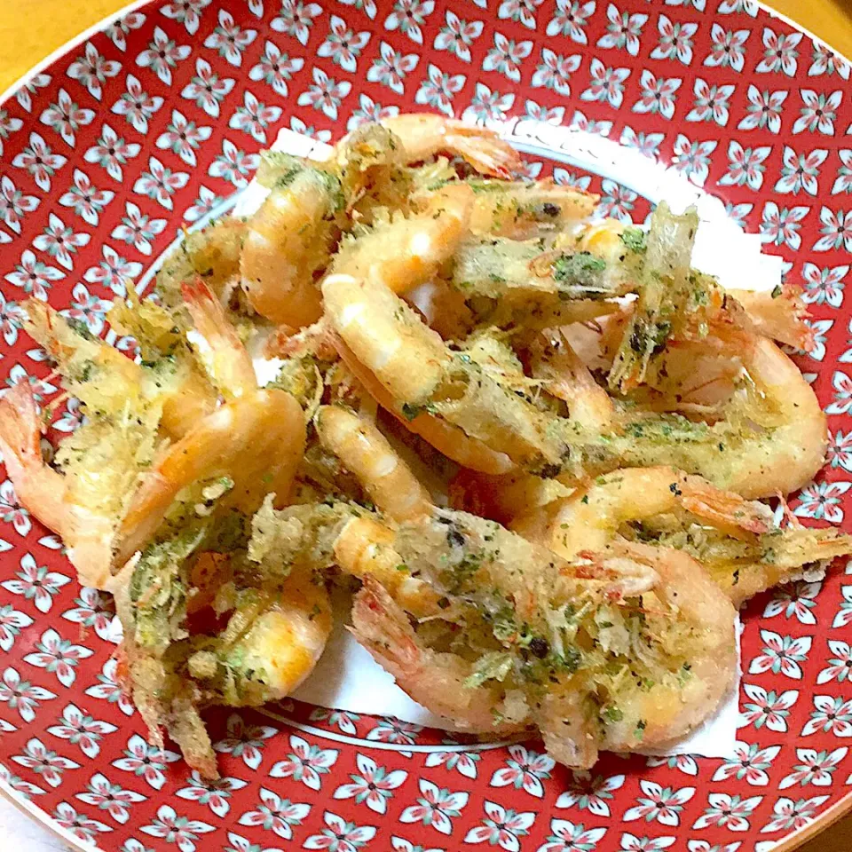 シラサ海老🦐の唐揚げ😊|amikaさん