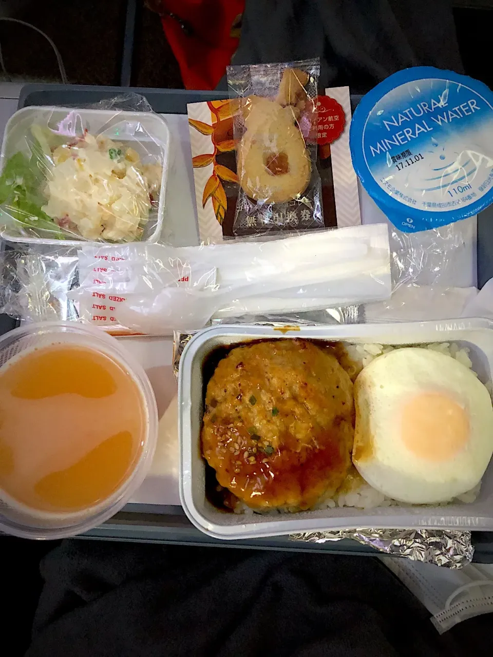 #ハワイアン航空#機内食#羽田ホノルル|カナ☆デップさん