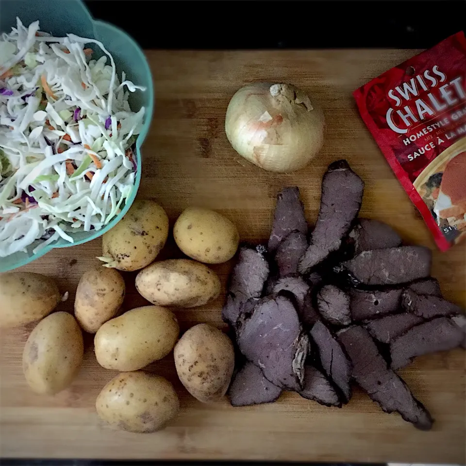 Roast Beef and Potato dinner prep|T.E.Dennisさん