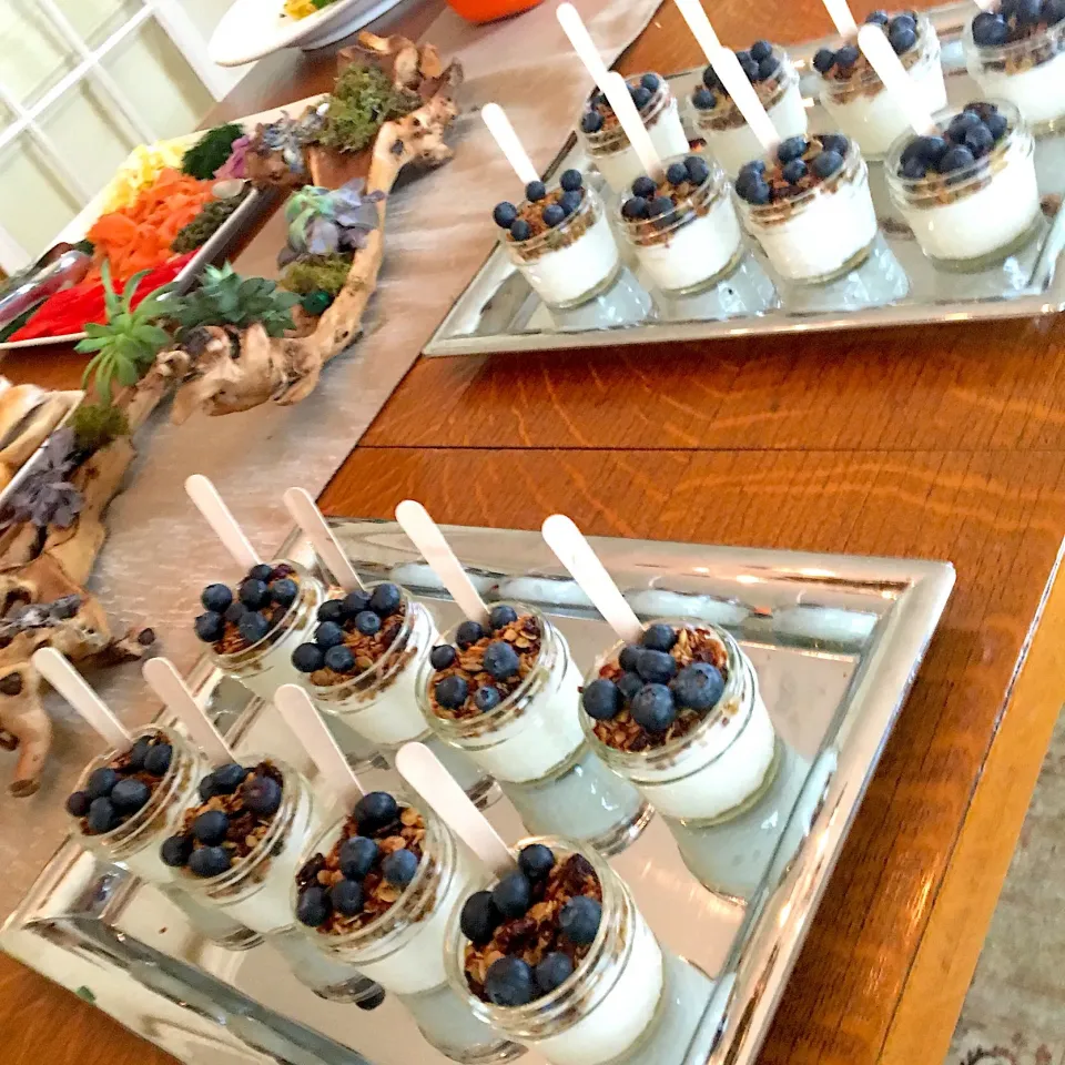 Mini yogurt and homemade granola parfait|emilyDeSantoさん