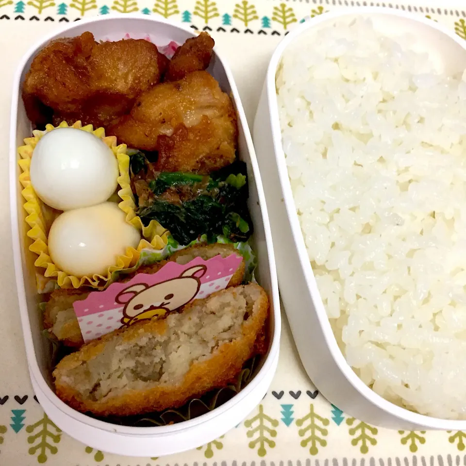 中3娘お弁当♡
#ナッツアレルギー 
#牛乳アレルギー 
#お弁当|とんちゃさん