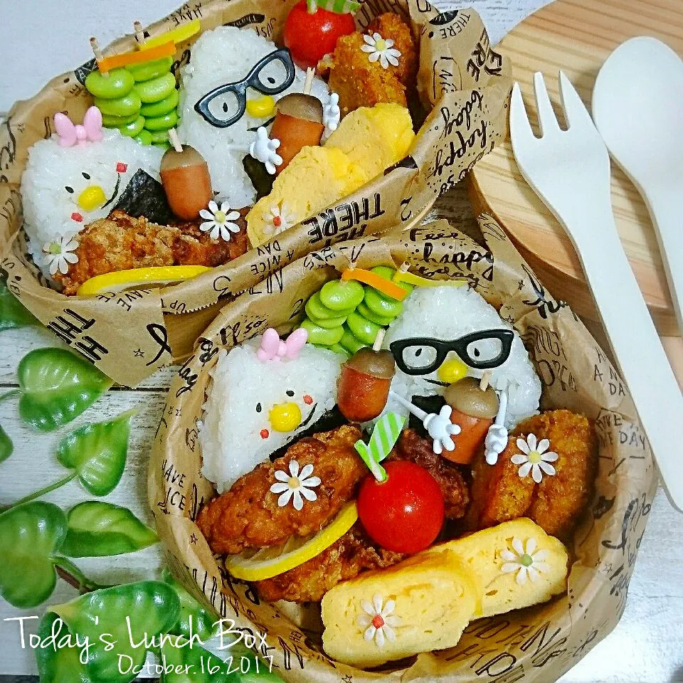 どんぐり拾い！秋見つけた弁当♡|chika_719さん