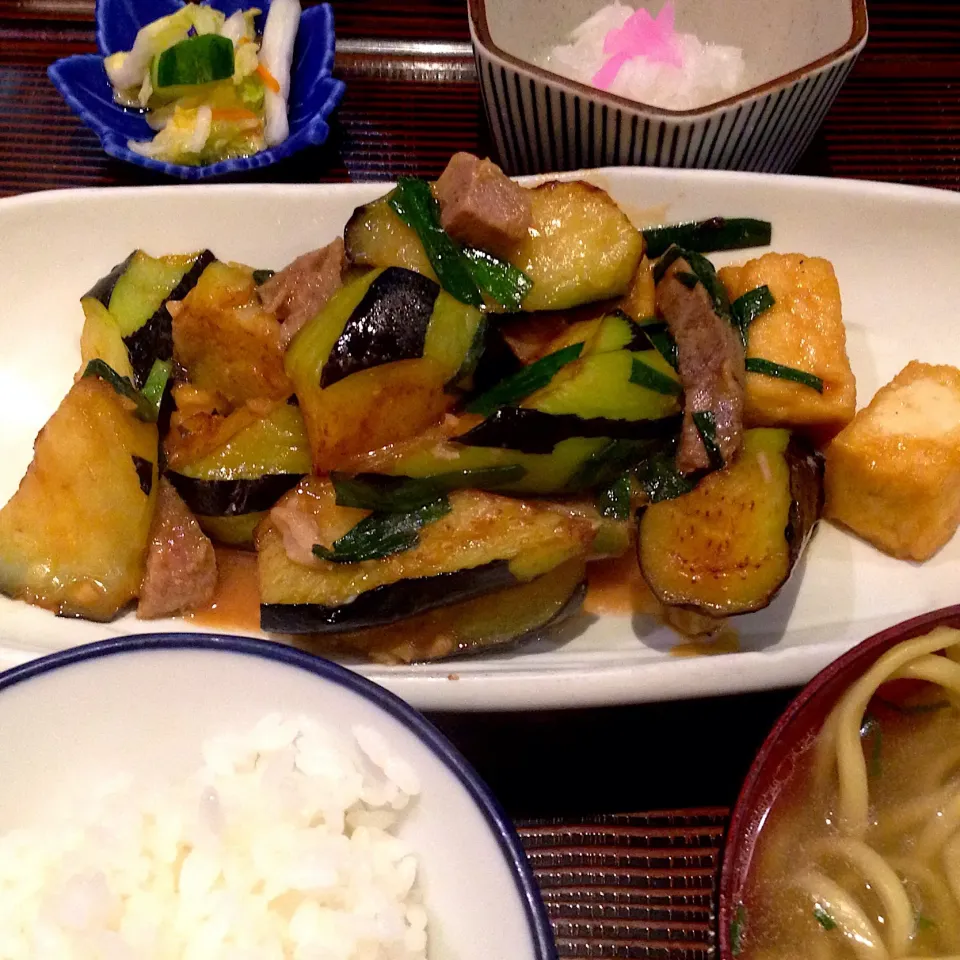 なすみそ定食|stalinさん