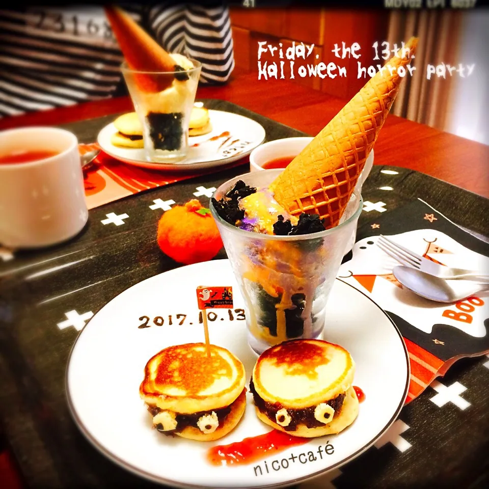 Snapdishの料理写真:#ハロウィン#モンスター#パフェ|かぉりさん