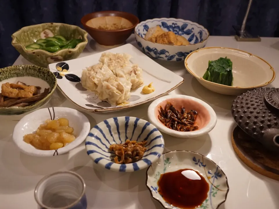 皮から手作りシュウマイ、芋茎の煮物など😆|ユキ❄︎ミライさん