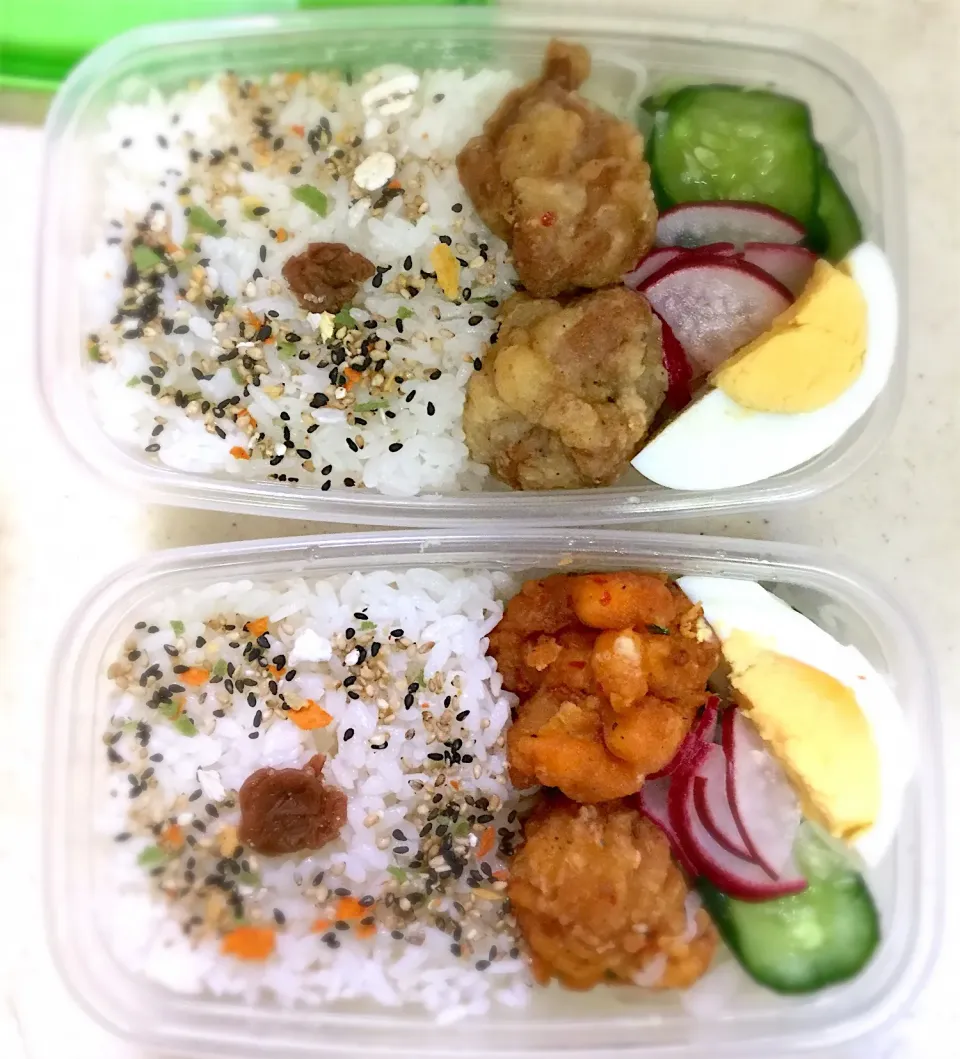 鶏唐揚げ弁当🍱 出来合いのだけどw|hoppycowさん