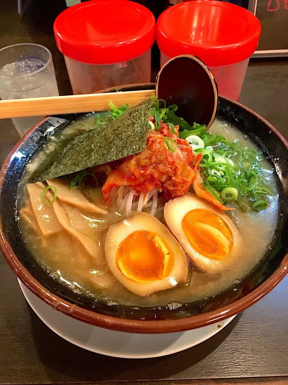 雅豚骨醤油ラーメン|れりさん