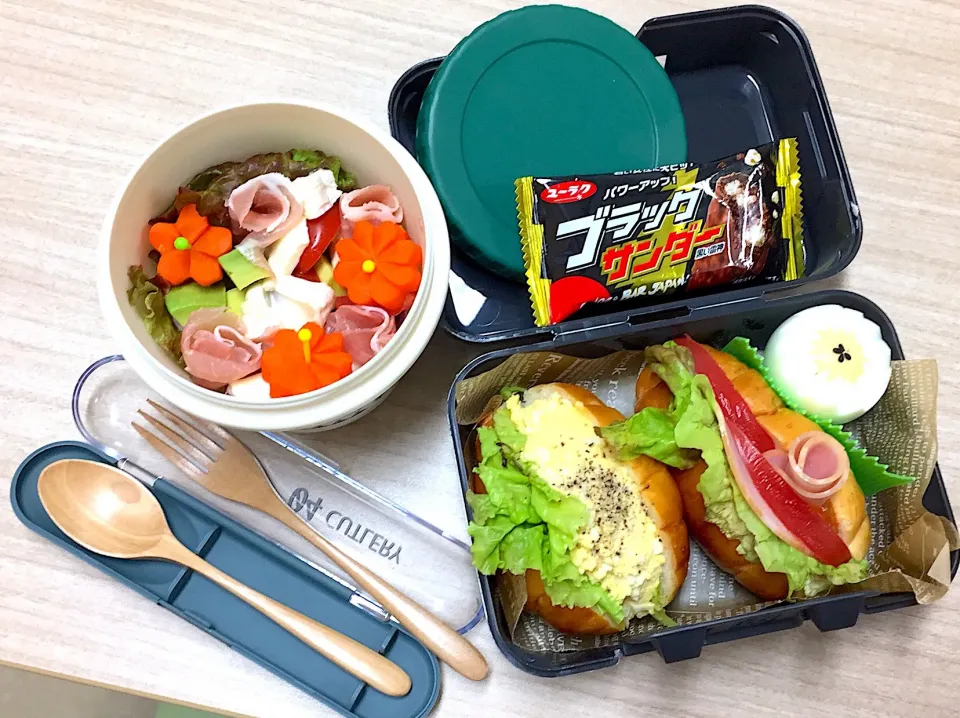 Snapdishの料理写真:夜勤のお弁当🍙|Kayo Enomotoさん