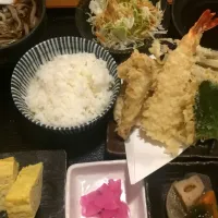 Snapdishの料理写真:天麩羅御膳|野口裕司さん