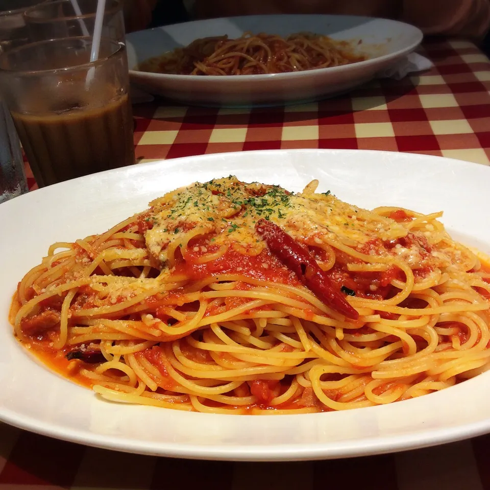 スパゲティアマトリチャーナ ランチ 2017.10.16|キラ姫さん