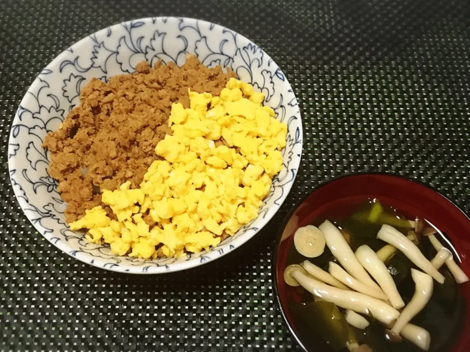 二色丼・おつゆ|美也子さん