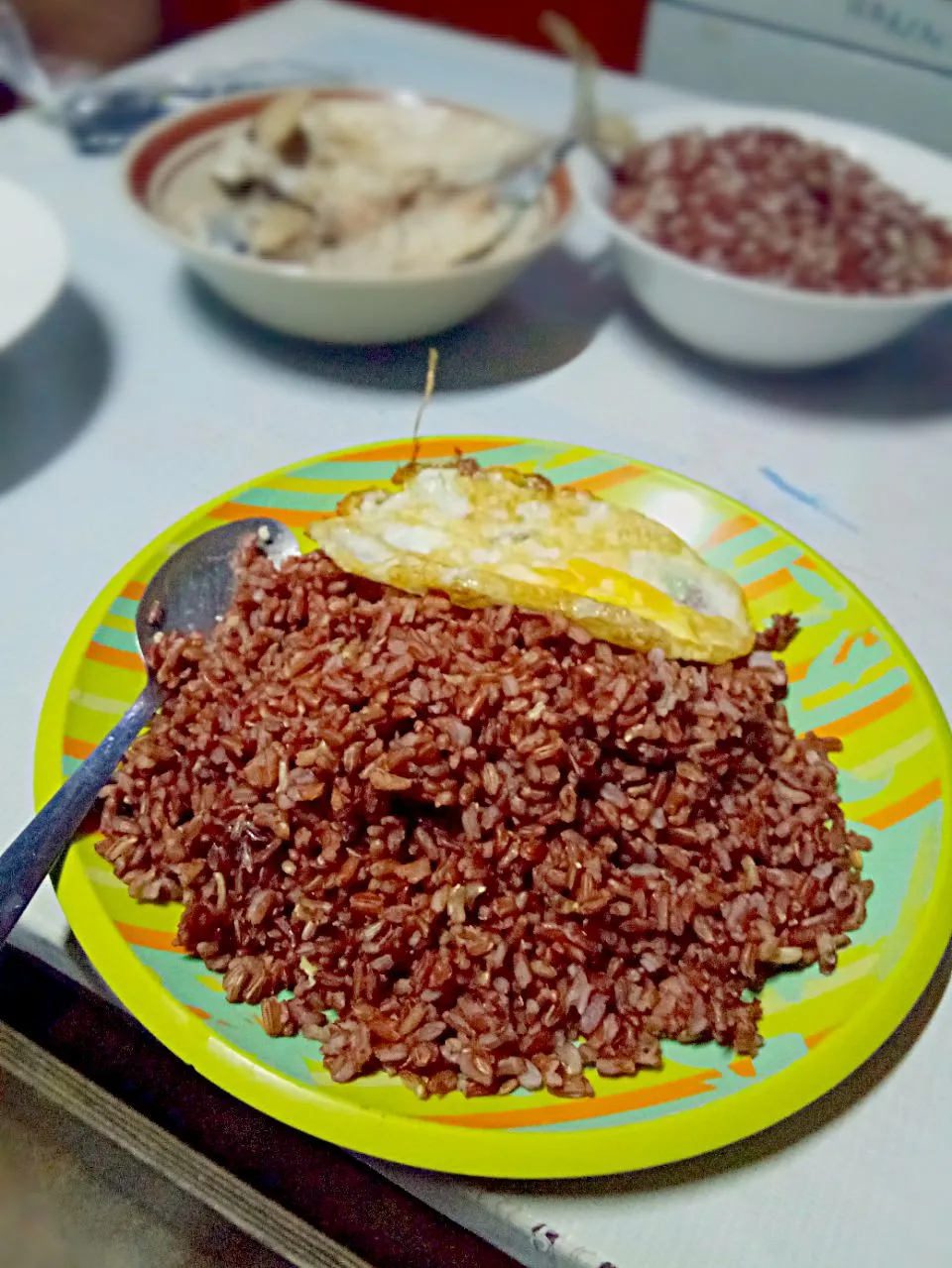 RED RICE WITH EGG|Lady Hilarie Nuñezさん