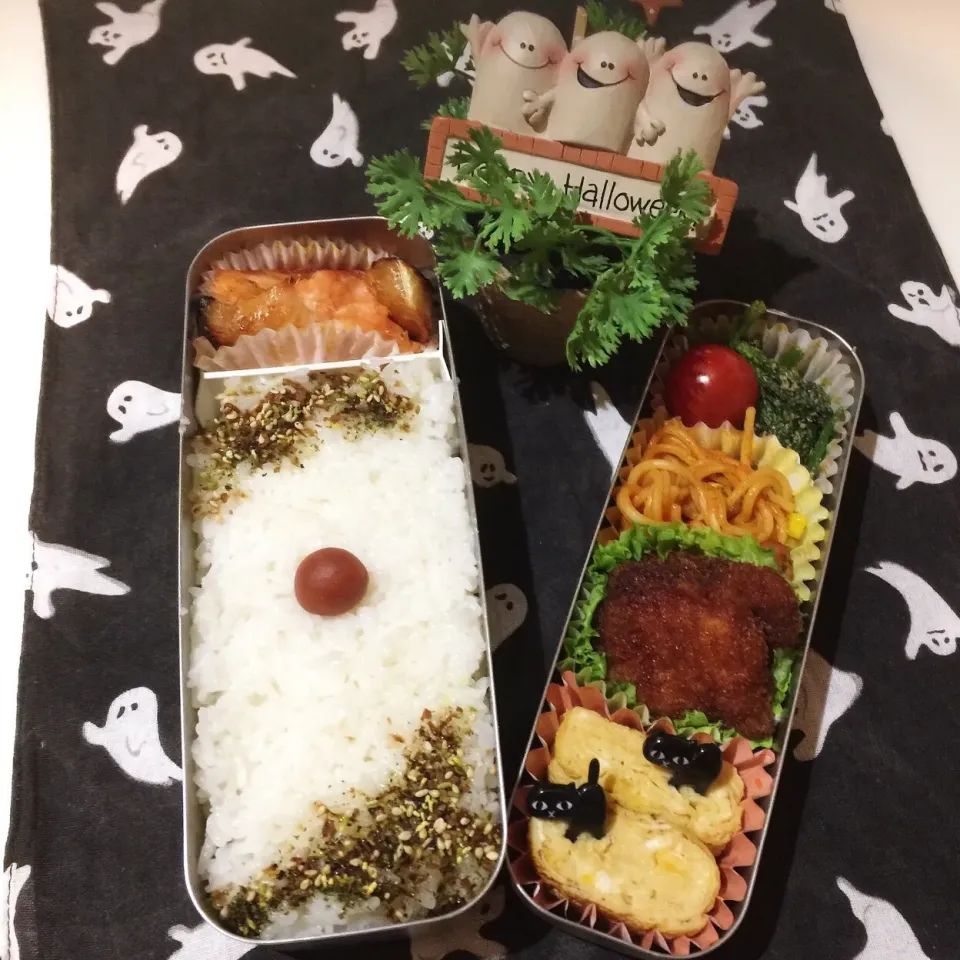 Snapdishの料理写真:10/18❤︎旦那さんの日の丸弁当❤︎ #お昼ごはん #ランチ #お弁当 #日の丸|Makinsさん