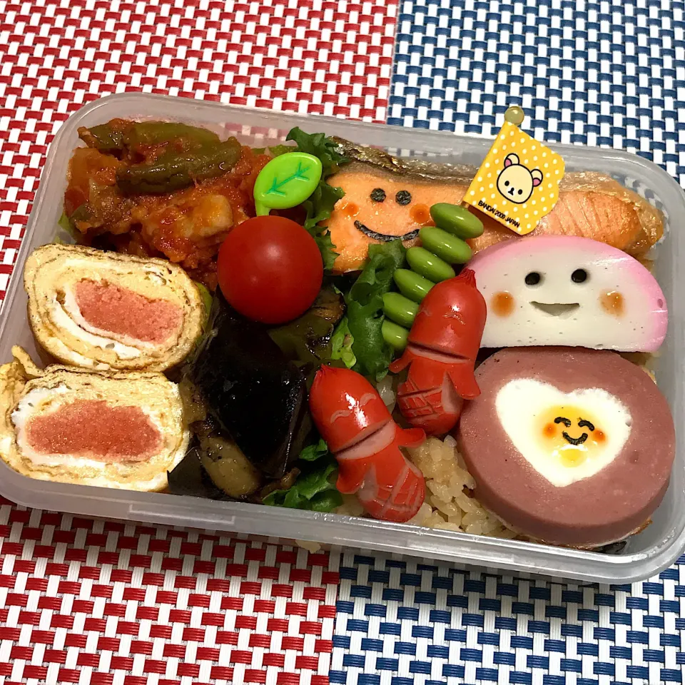 Snapdishの料理写真:2017年10月18日 オレ弁当♪|クッキングおやぢさん