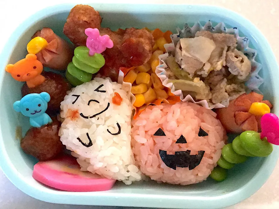 Snapdishの料理写真:ハロウィン弁当🎃|ゆきえさん