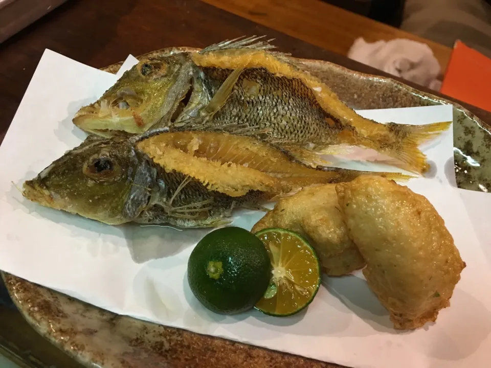 釣魚持ち込み調理
     唐揚げ   練り物
             ムルー|ちゅら夏さん