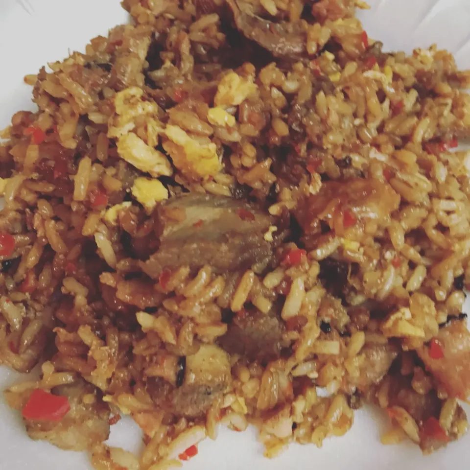 Snapdishの料理写真:#sunshinegourmetspice&giftconcepts #stlouisfriedrice|christl babcockさん