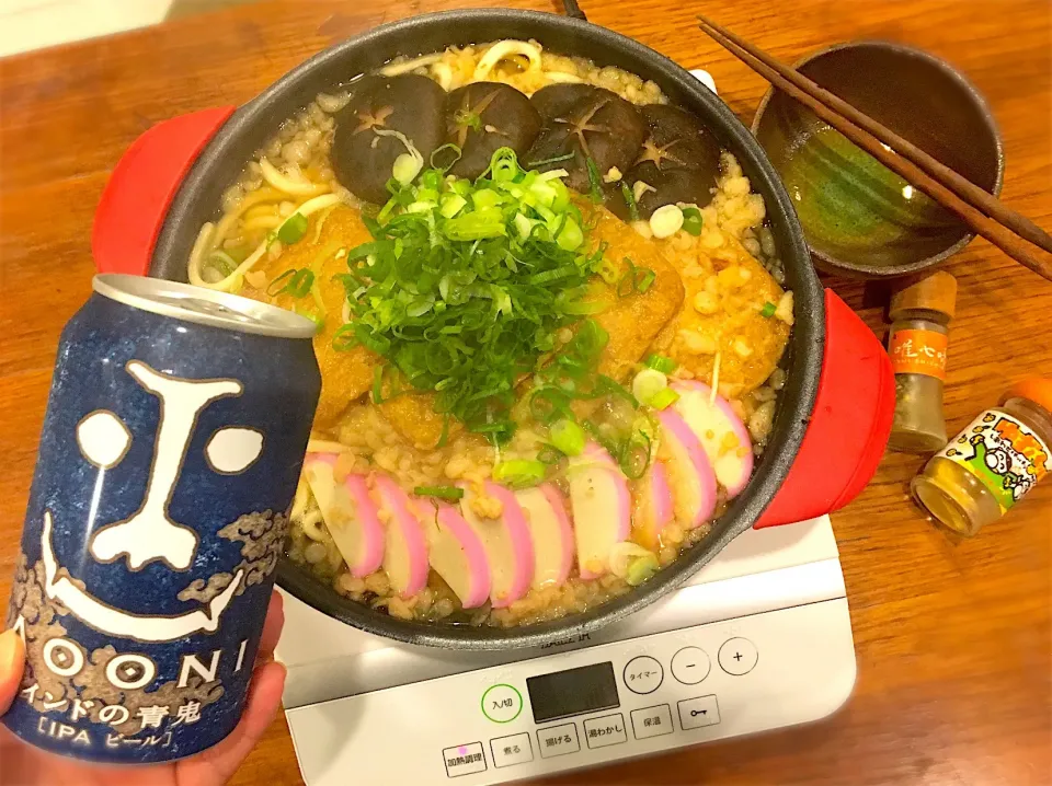 鍋焼きうどん〜🥘
家族分、全部で（笑）|なかじー。さん