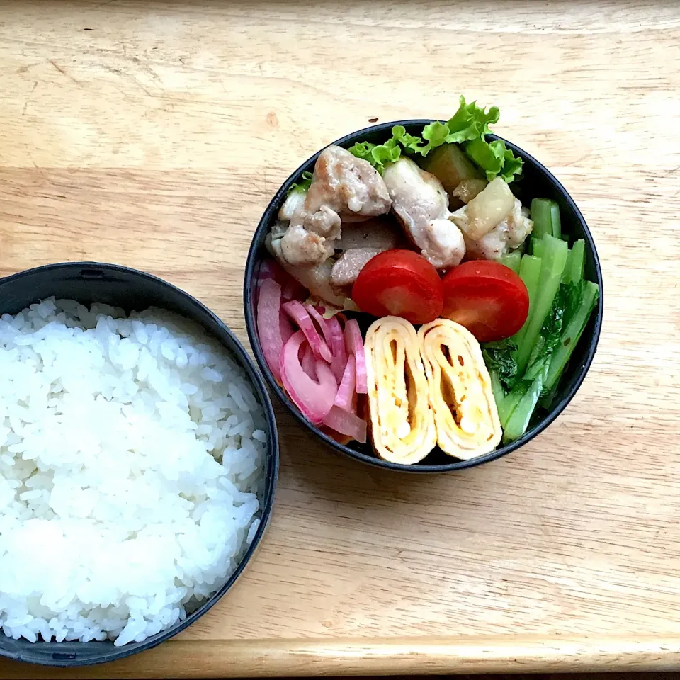 コロコロガーリックチキン 弁当|弁当 備忘録さん