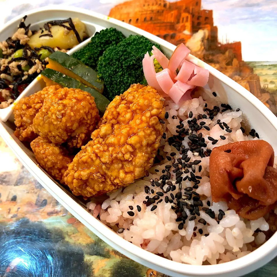 😋気まぐれ旦那さん弁当🍱|moyukitaさん