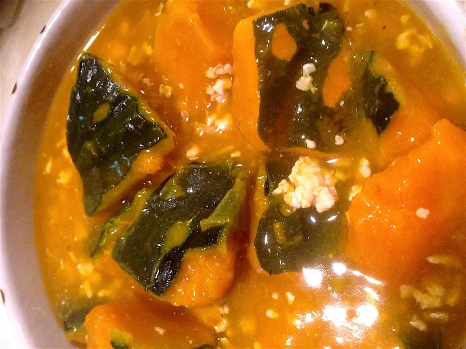 南瓜の鳥そぼろ煮|愛ママさん