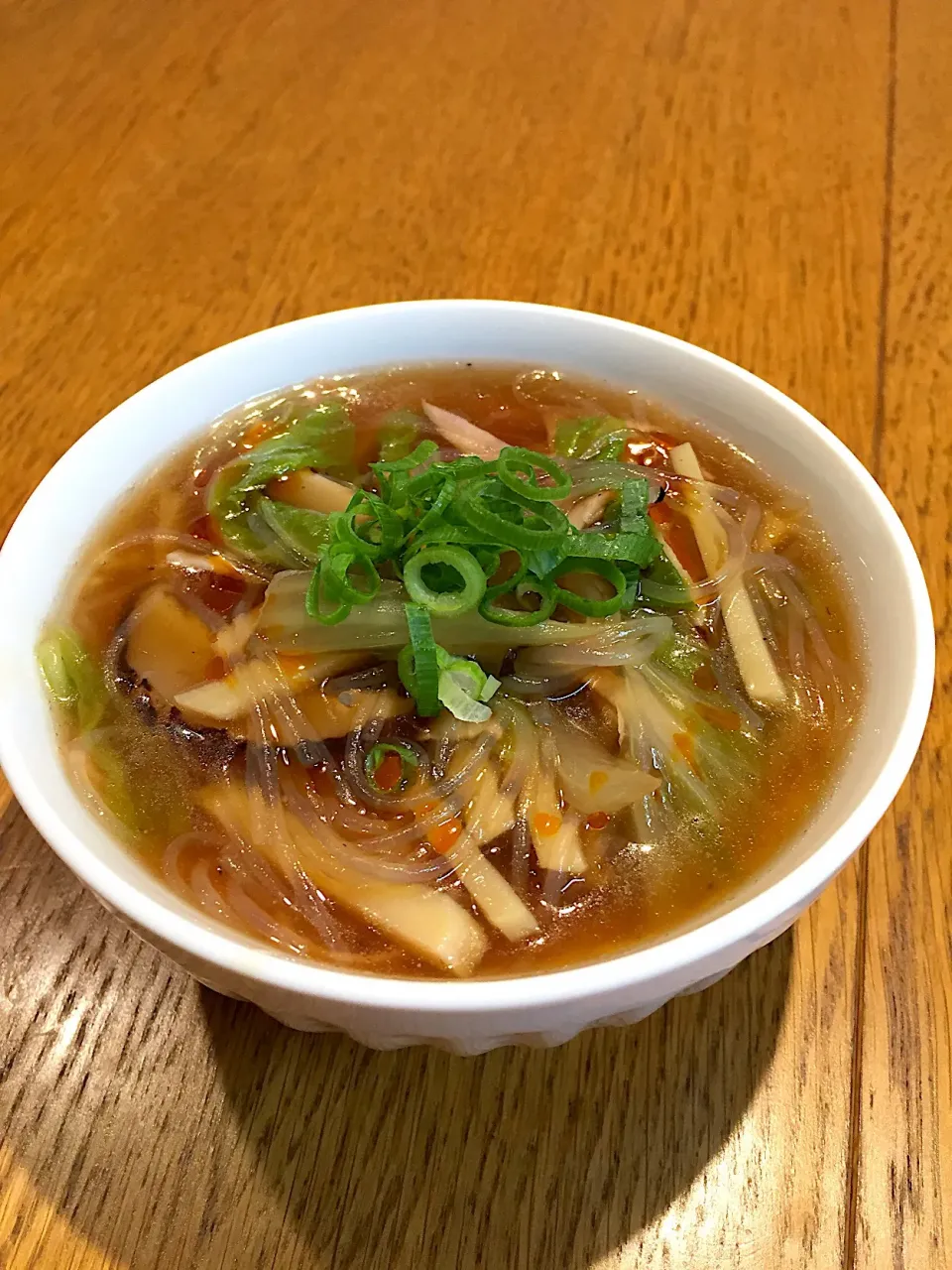 Snapdishの料理写真:中華風  茶碗蒸しと春雨スープ
おびごはんから|まつださんさん