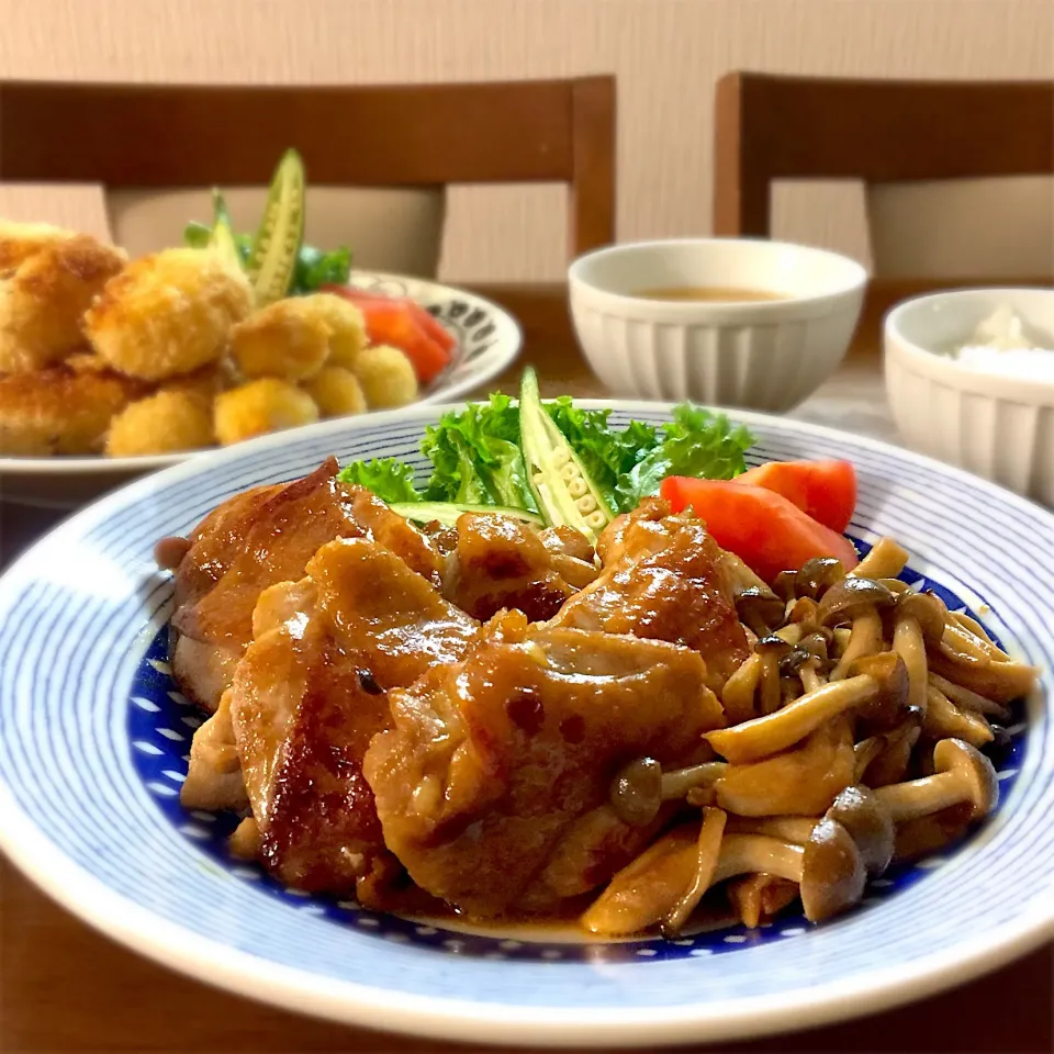 照り焼きチキン#晩ご飯 #夕飯 #家庭料理 #手料理 #おうちごはん|ゆかりさん