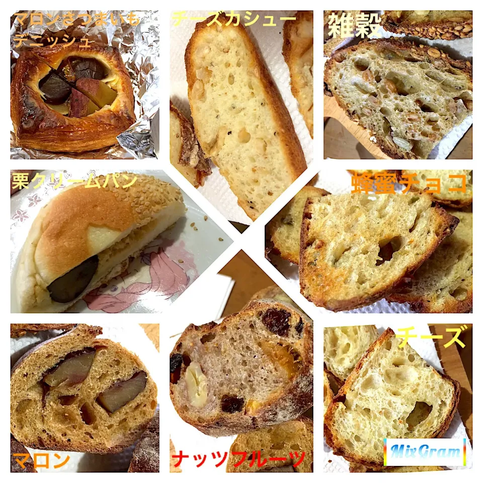 10.15  モーニング  大阪で買ったパン食べ比べ🍞|宙まめさん