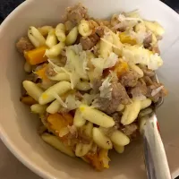 Cavatelli with rosemary, Italian sausage and butternut squash|Alice Tang Lewinさん