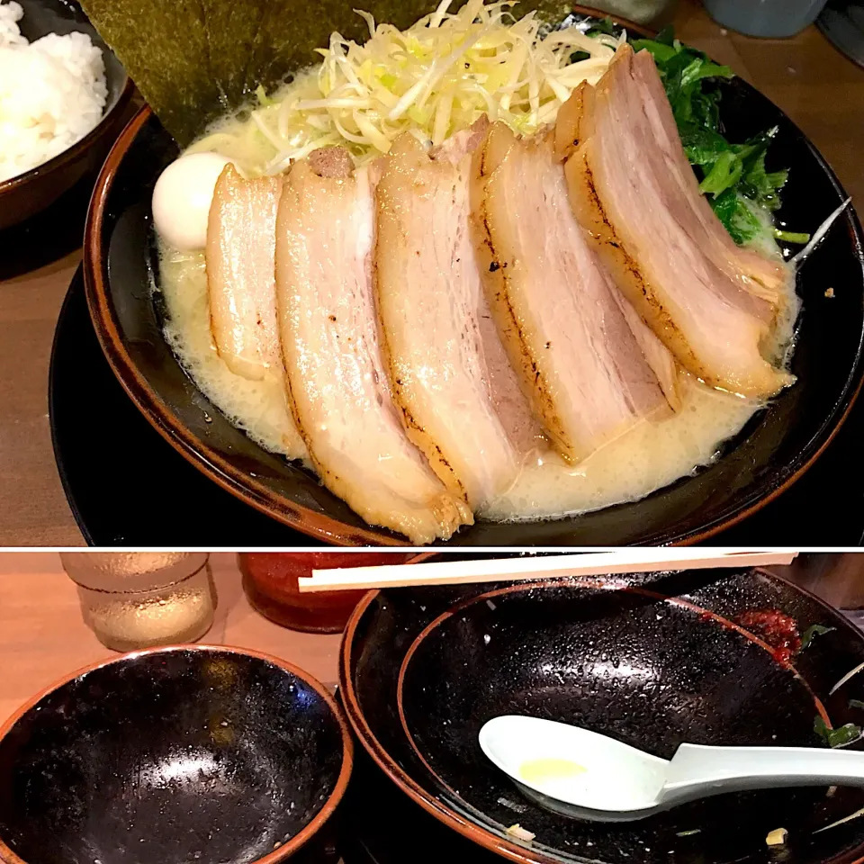 Snapdishの料理写真:塩ネギチャーシュー

#ラーメン #金山家|Agaricusさん