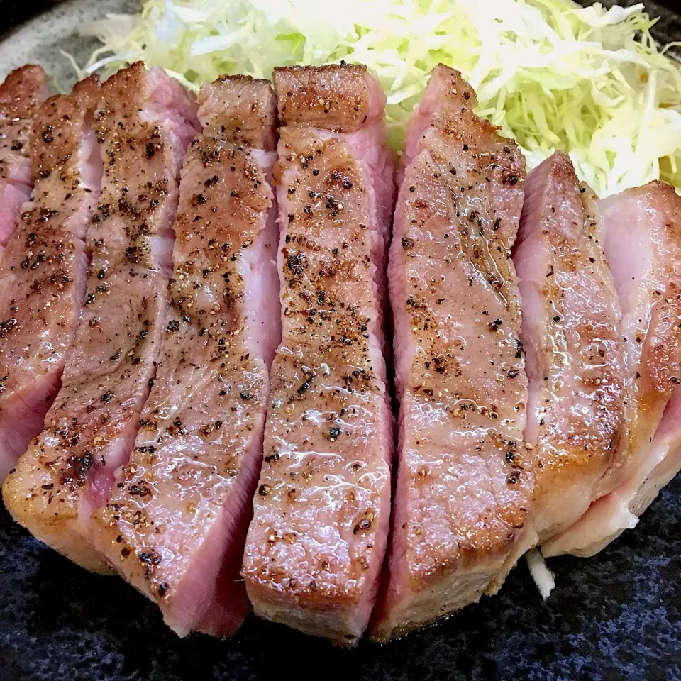 キセキ定食（豚肩ロース熟成肉230g）@キセキ食堂|masaumeさん