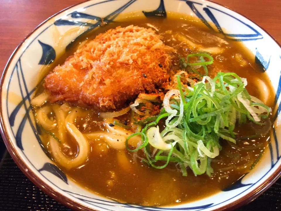 カレー蕎麦はあんまり人気なかったら😂今日はカツカレーうどん😋|アライさんさん