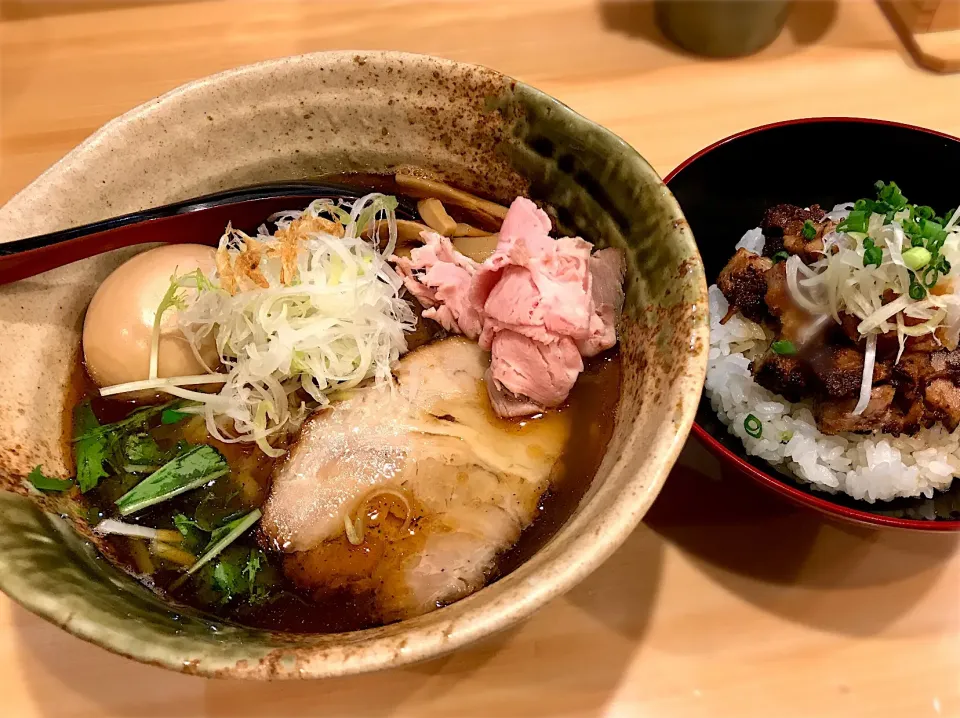 焼きあご塩拉麺・ちゃ〜丼|toshi,I🍴さん