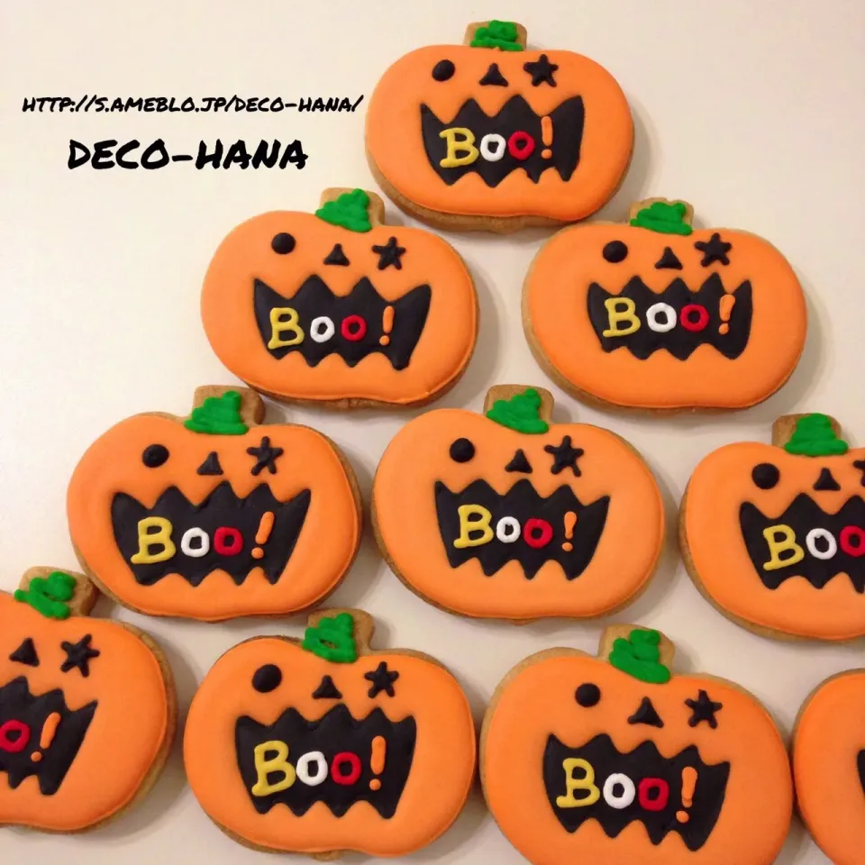 ジャックオランタンアイシングクッキー🎃|さとみ (satomi_foodart)さん