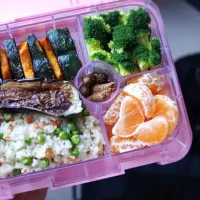 Salt/Sugar-Free Vegan Bento for Baby and Mommy | 塩・砂糖・卵・乳製品不使用お母さんと赤ちゃんのお弁当|Nyam | 照ちゃんさん