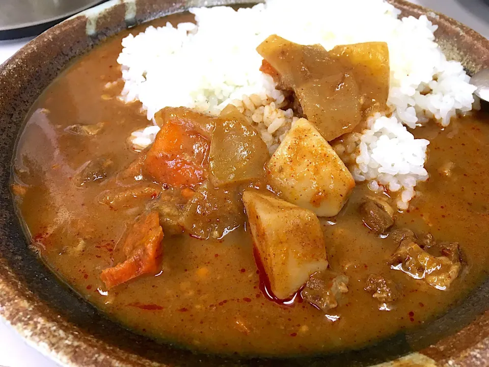 単身赴任の昼ごはん☀️
いただきもののレトルト パンジャブカレー|ぽんたさん