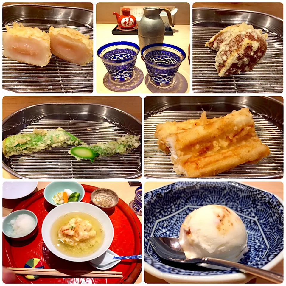 Snapdishの料理写真:10/19 銀座 天ぷら深町 ランチその②|すずちゅんさん