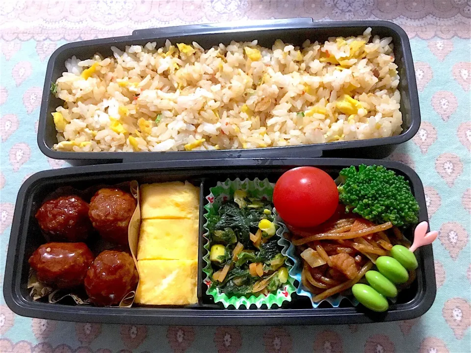 中1男子 弁当🍱|チビミミさん