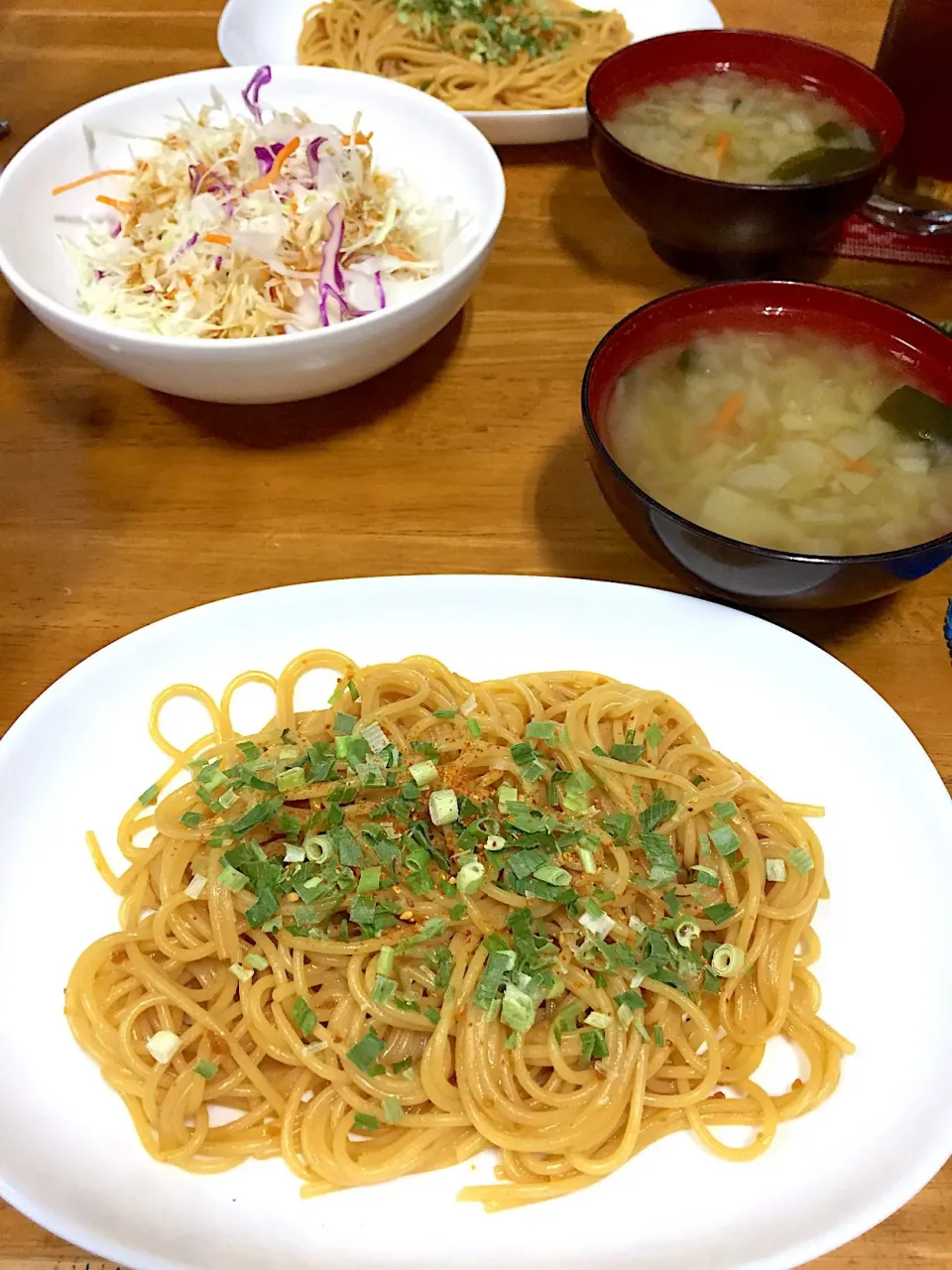 ゆず醤油パスタ🍝オニオンスープ*\(^o^)/*|すかラインさん