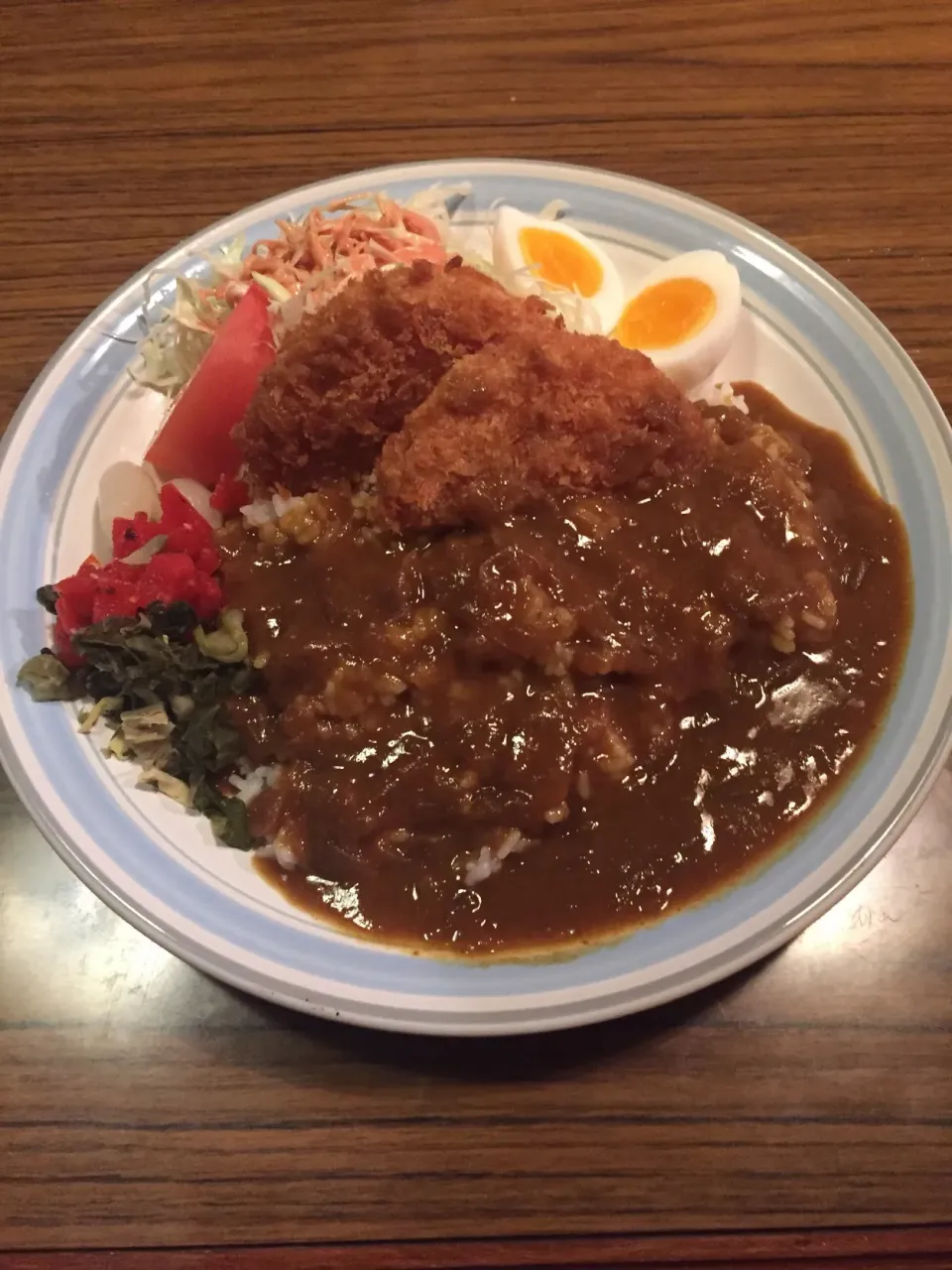 Snapdishの料理写真:ハムカツカレー 830円|おっちさん