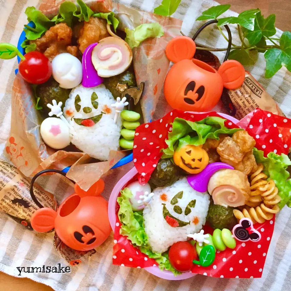 ミッキーのオバケ弁当👻|yumisakeさん