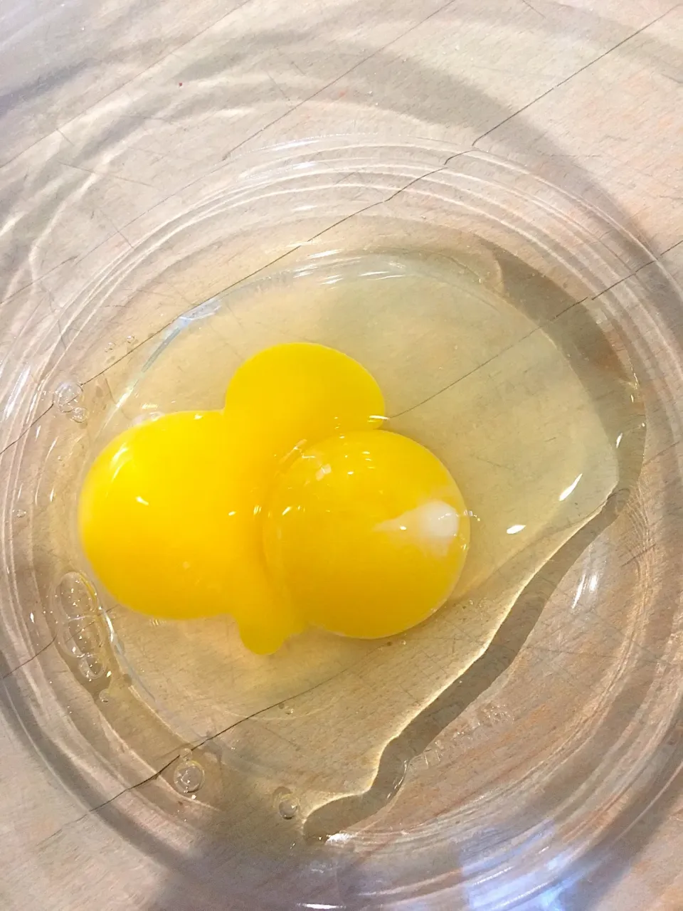 Twins! (One egg... two yolks)|emilyDeSantoさん