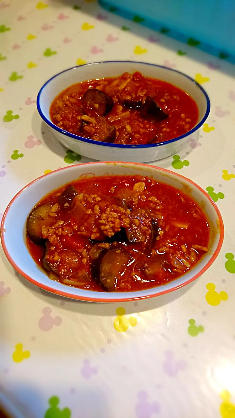 茄子とひき肉のトマト煮|よちやまさん