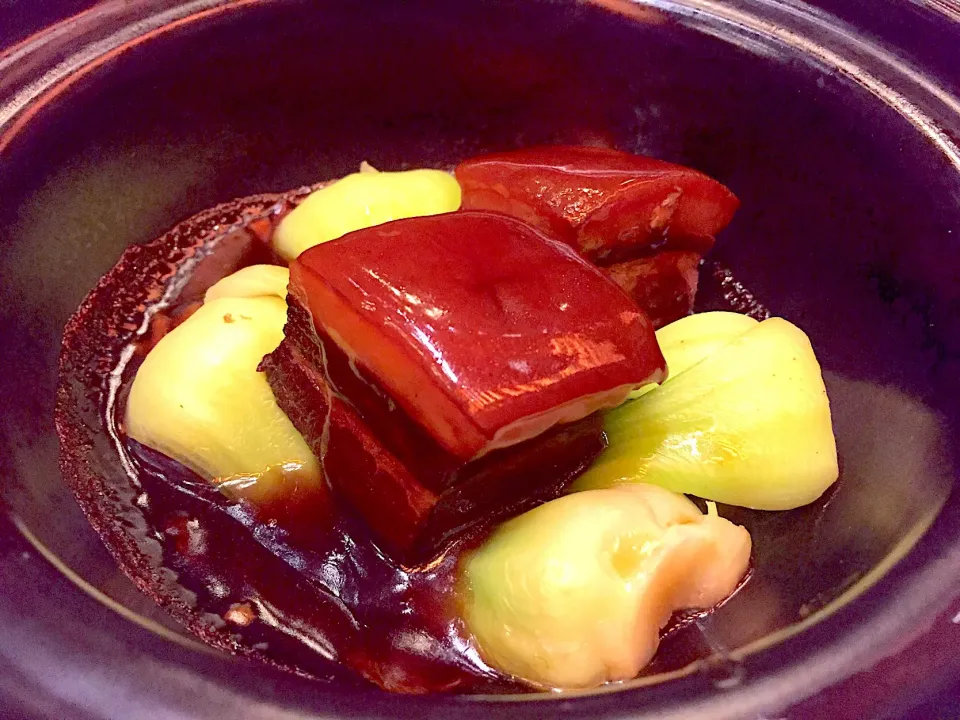 Braised pork belly with plum sauce|Sky Blueさん