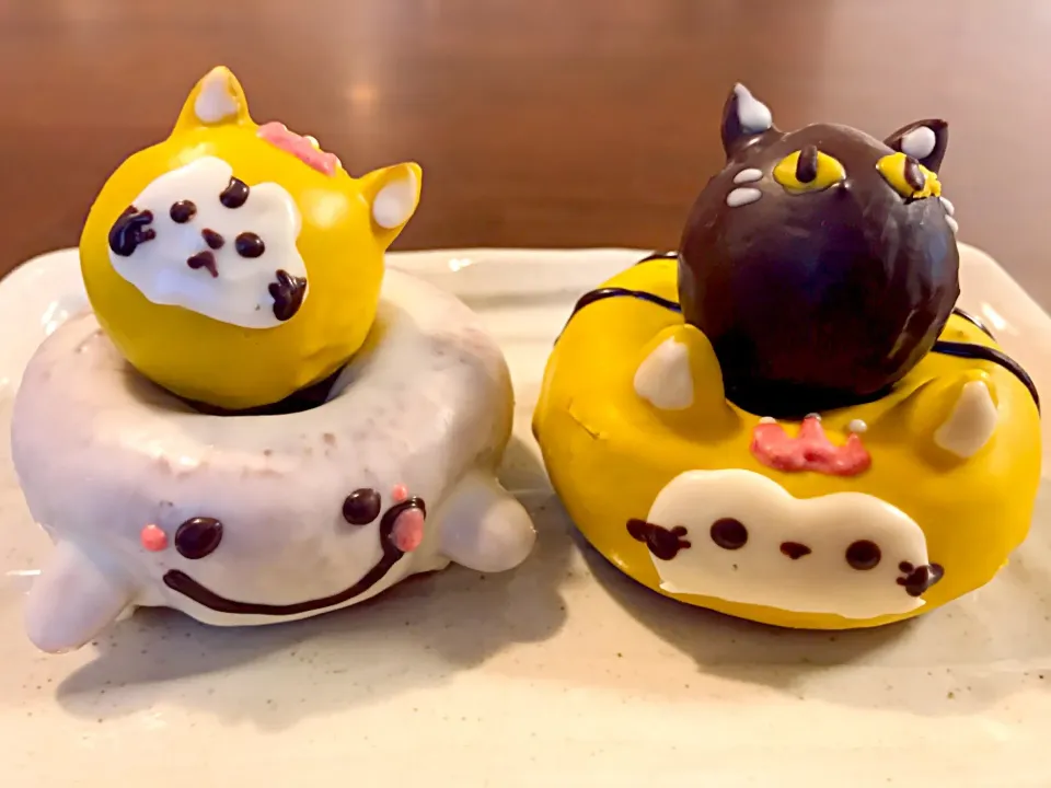 Snapdishの料理写真:ハロウィン🎃ラスカルドーナツ👻@floresta🍩|Chirico❤️さん