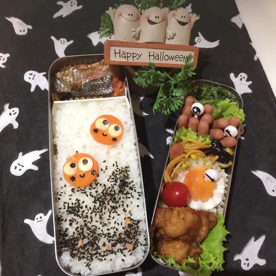 10/23❤︎旦那さんのお弁当❤︎ハロウィン🎃
#お弁当 #お昼ごはん #ハロウィン|Makinsさん